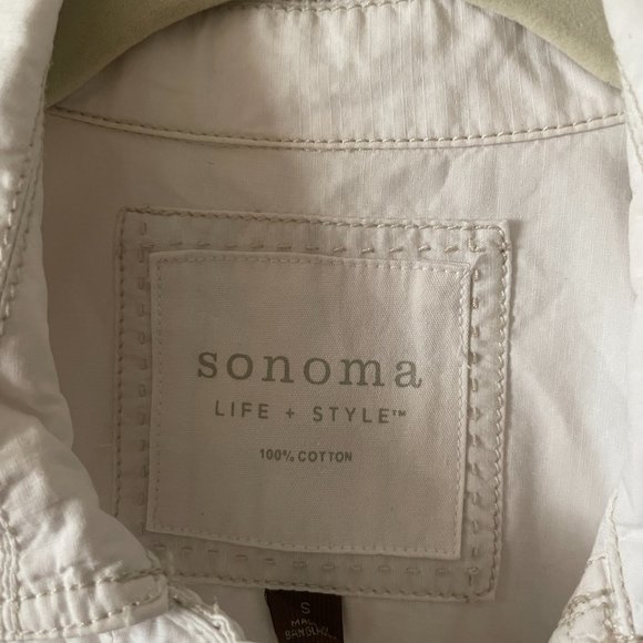Sonoma White Light Weight Utility Jacket - Picture 8 of 10